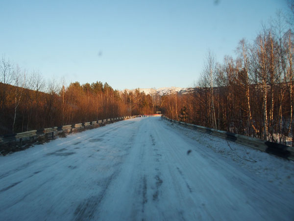 Зима. Дорога в Тюлюк